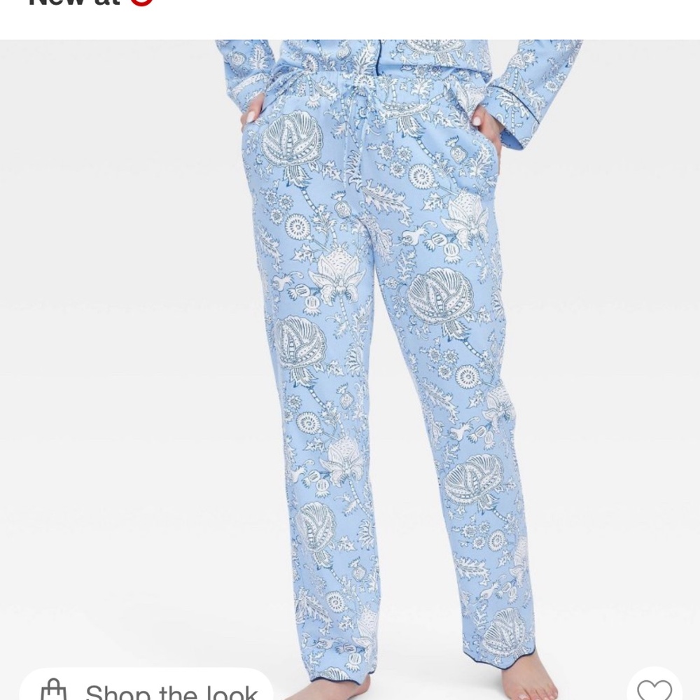NEW Roller Rabbit Target XXS Women's Floral Vines Long Sleeves and Pants Pajama - Picture 7 of 11